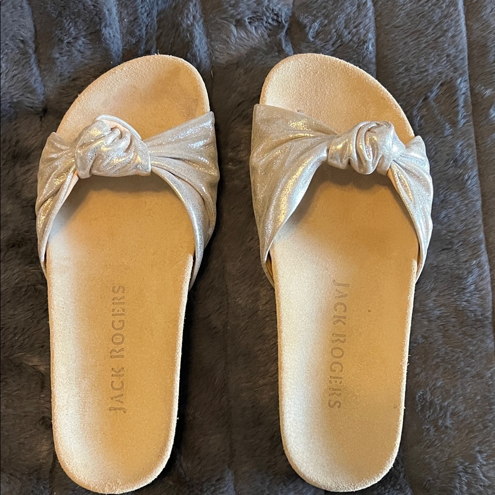 Jack Rogers Women's Metallic Gold Knot Sandals